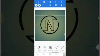 professional N logo in pixellab #professional #like #youtubeshorts #subscribe #share #comment