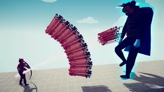 God Monkey (King Kong) vs Archer vs Ballista vs Zeus  - Totally Accurate Battle Simulator TABS