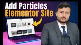 How to add animated particles in Elementor WordPress website within couple of clicks (No Plugin)