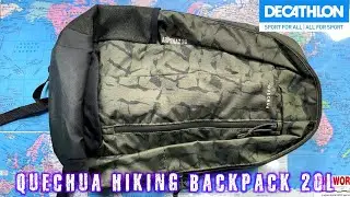 Походный рюкзак QUECHUA 20 л - зеленый #indiaunboxed
