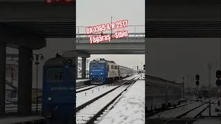 DA 1365 cu R 2517 Fagaras - Sibiu prin zapada #shorts #trainspotting #sibiu #romania #tren