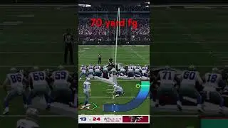 #madden26 H2H franchise 70 yard Fg