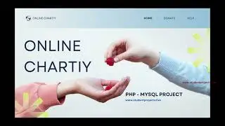 Online Charity Management System developed using PHP & MYSQL