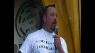 Mr Wesley Ahmed ......SPEAKING AT THE MARCH FOR JUSTICE FOR ALL ..BIRMINGHAM