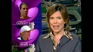 Wimbledon 2001 SF Justine Henin vs Jennifer Capriati 1 of 2