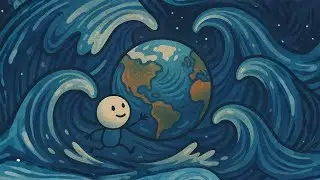 What if giant waves circled the planet endless?