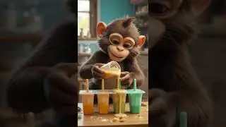 Baby Monkey Makes Lemonade Popsicles 🍋🐒 | Funny Monkey Summer Treat | Mimi&rsquo;s Cool Jungle Day!  #cute
