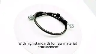 Chrome-Plated Fittings Brake Hoses | Durable & Reliable | HENGSHUI BRAKE HOSE