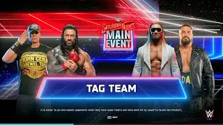 WWE 2K25 - Сина/Рейнс против Роллинса/Брейккера - Кто правит верховным?!