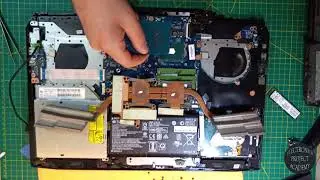 Замена термопасты Hp-Omen 17 An005t