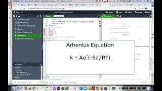 Chem 305:  Latex - Math and Chemical Reactions