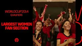 #REDDEVILS | #DevilChallenges | Epic moment with largest women fan legion ever