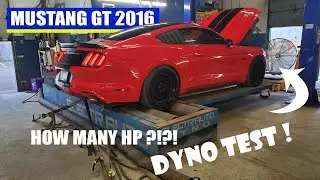+500HP DYNO test Mustang GT 2016