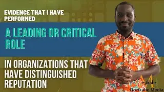 Leading or critical role for organizations: EB1A and EB2 NIW Green Card Petition Step-by-Step Guide