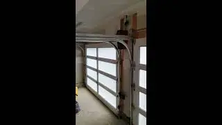 Garage door installation low headroom.