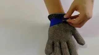 Stainless Steel Cut Resistant Glove, for Clothing Cutting, Meat Cutting, Aquatic Processing, Fishing