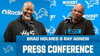 Brad Holmes and Ray Agnew Press Conference | Aug. 28, 2025
