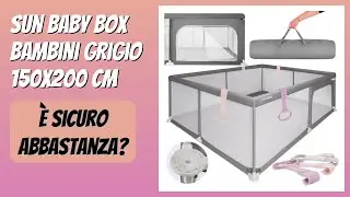 RECENSIONE (2026) : Sun Baby Box Bambini Grigio 150x200 cm. DETTAGLI