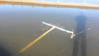 IAS sediment basin skimmer in action