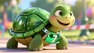 Tommy Turtle&rsquo;s Slow Motion Race | Fun Animal Rhyme for Kids | Nursery Rhymes & Songs for Children