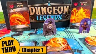 Одиночная игра в настольную игру DUNGEON LEGENDS — Глава 1