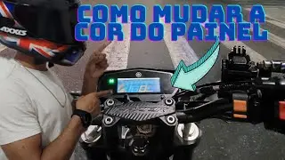 Como mudar a cor do painel fazer250 2018