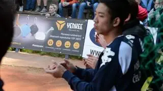 21. 4. 2017 - návštěva jihokorejské nohejbalové reprezentace