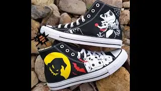 WarBunny Artz Custom Shoes and Tumblers for Halloween 2021