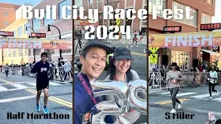 PAM AND PET RUNS THE BULL CITY RACE FEST 2024/ 25TH WEDDING ANNIVERSARY/ LIFE IN OUR LATE 40S
