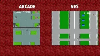 Arcade Vs NES - Gyrodine