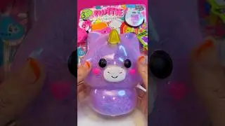 🦄 So satisfying to reveal this unicorn Fluffie Stuffiez plush #asmr #oddlysatisfying #plush #unicorn