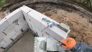 Pierwszy dzień pracy w 2022-Murowanie-Budowa domu*62