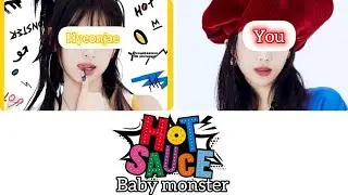 Hot sauce ❤️| Baby Monster 🌈|Sing with me 🌟