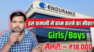Endurance Company Payroll Job &ndash; पूरी जानकारी | नौकरी पाने का सुनहरा मौका! | pithampur job info