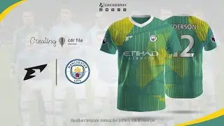 free download Manchester City home goalkeeper kit 2025 mockup | fantasy football jersey