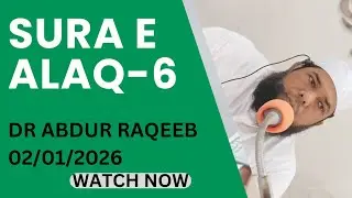 2/1/26, Sura e Alaq-6 By Dr Abdur Raqeeb#followers #quran 