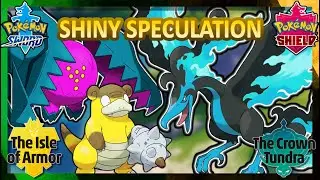 SHINY SPECULATION: Pokemon SWSH DLC - Isle of Armor & Crown Tundra | Shiny Regis and Legendary Birds