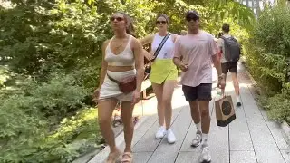 New York City Summer Walk - Manhattan  High Line Park and The Vessel, Chelsea, Midtown NYC,USA