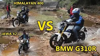 Which is better in off road | BMW G310R | HIMALAYAN 400 | JAWA 42 | Testing the best