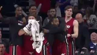 James Johnson THROWS DOWN A MASSIVE Dunk in Detroit! | March 28, 2017