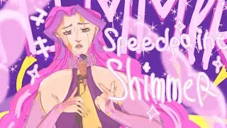 Speedpaint OC art. Shimmer. Спидпеинт Шиммер🌌