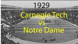 1929 Notre Dame @ Carnegie Tech College Football Game