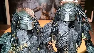 Сравнение и обзор! Neca AVP Scar Predator (Masked) 2016 года, серия 15 (версия 1 против версии 2)!