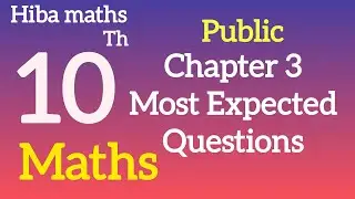 10th Maths chapter 3 Algebra most&nbsp; important questions hiba maths