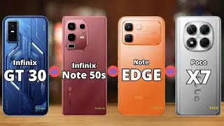 Infinix GT 30 5G vs Infinix Note 50s vs Infinix Note Edge vs Poco X7 5G