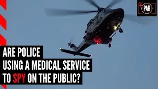 Police HIJACK helicopter ambulance for aerial surveillance