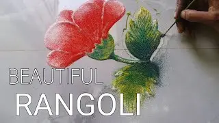 BEAUTIFUL RANGOLI DESIGN |@KALAAKAAR_Sruti |Art|Rangoli Art | Best rangoli designs ✨️ 👌 ❤️ 
