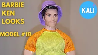 Barbie Looks Ken Doll Model 18 Yellow Shirt | Body Comparison Super Man Body Sculpt