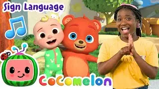 Hickory Dickory Dock | CoComelon with ASL | 🖐️ Sign Language for Babies 🖐️
