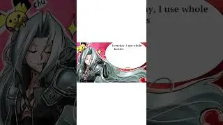 The Secret to Sephiroth's Long Hair #smashbros